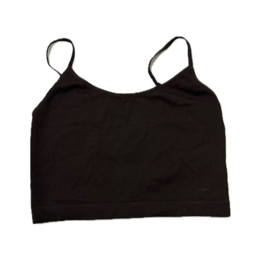 Wild Fable Black Crop Tank Top